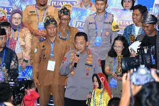 Dongeng Hari Bhayangkara ke-80, Antarkan Faiha Asal Tabalong Juara 1 dan Temui Kapolri