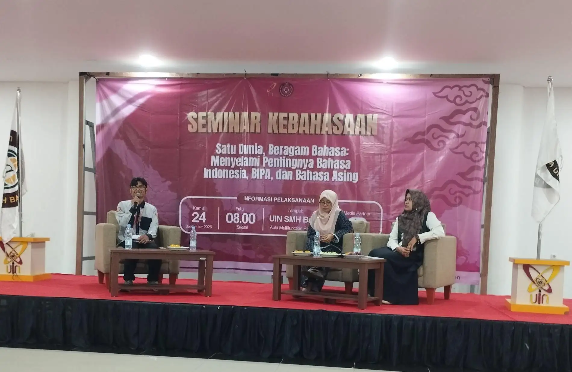 Satu Dunia, Beragam Bahasa: UKM Bahasa UIN SMH Banten Gelar Seminar Kebahasaan, Bahas BIPA hingga Bahasa Asing