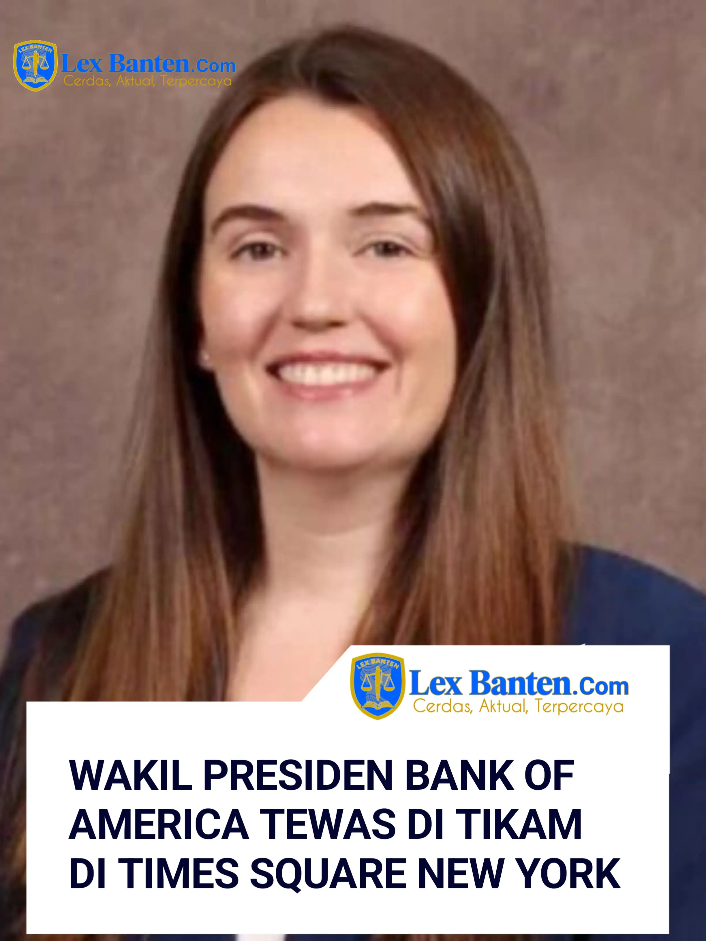 Wakil Presiden Bank Of America Tewas Ditikam di Times New York 