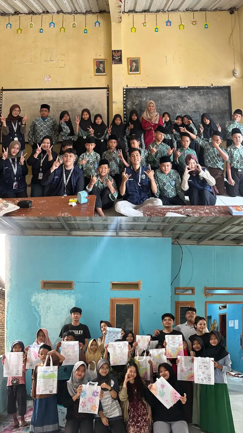 KKM Kelompok 44 UNIBA Gelar Program Mengajar dan Rumah Belajar dengan Tema “Membentuk Literasi dan Kreativitas Sejak Dini”