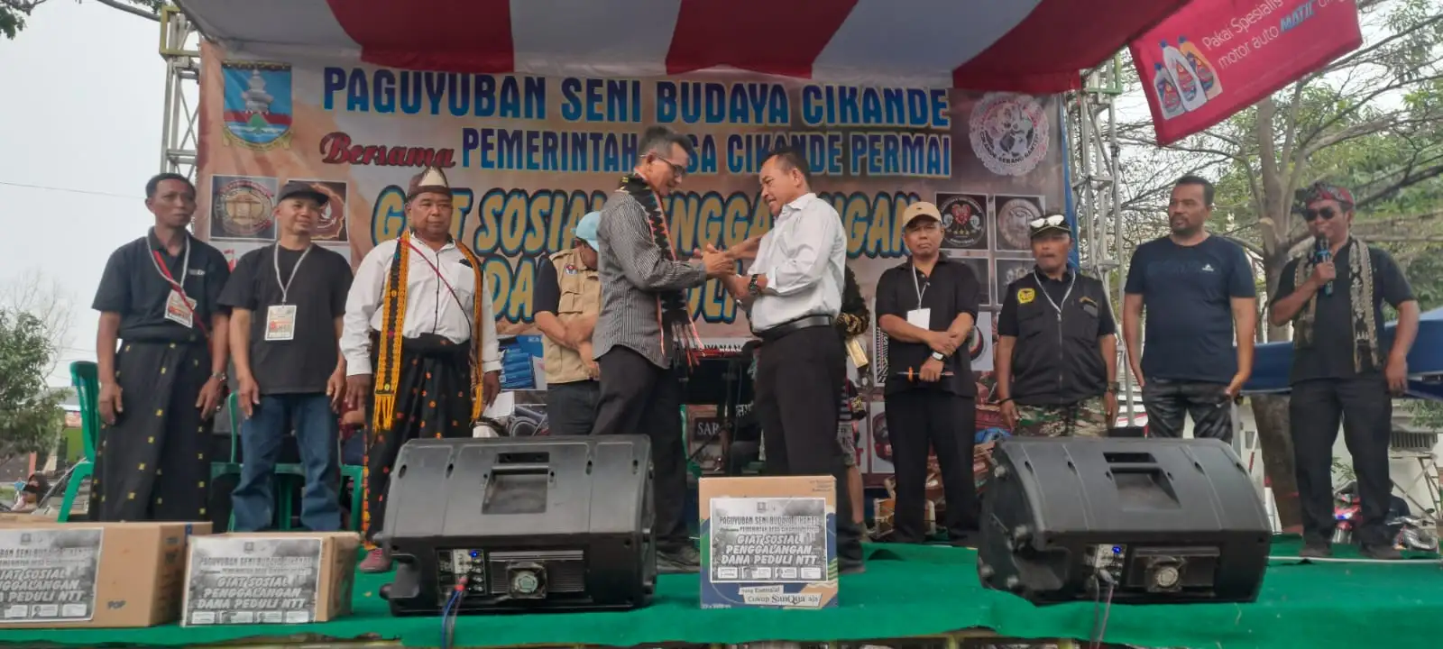 Peduli Korban Gempa NTT  , Paguyuban Seni Budaya Cikande  Gelar Aksi Penggalangan Dana